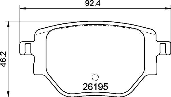 Brembo P 59 100 - Brake Pad Set, disc brake autospares.lv