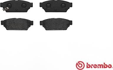 Brembo P 54 053 - Brake Pad Set, disc brake autospares.lv