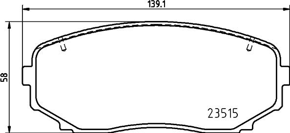 Brembo P 54 060 - Brake Pad Set, disc brake autospares.lv