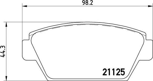 Brembo P 54 010 - Brake Pad Set, disc brake autospares.lv