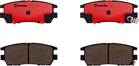 Brembo P54018N - Brake Pad Set, disc brake autospares.lv