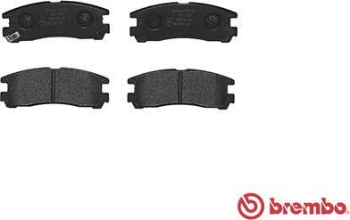 Brembo P 54 012 - Brake Pad Set, disc brake autospares.lv