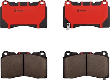 Brembo P54039N - Brake Pad Set, disc brake autospares.lv