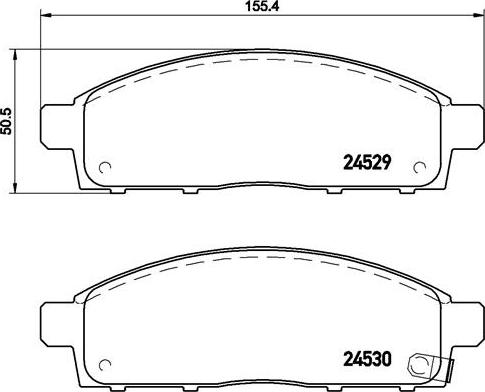 First Line BBP2054 - Brake Pad Set, disc brake autospares.lv