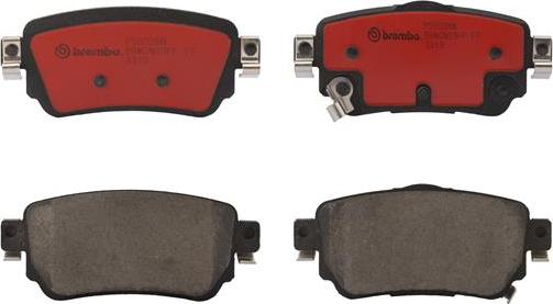 Brembo P56098N - Brake Pad Set, disc brake autospares.lv