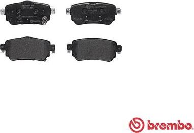 Brembo P 56 098 - Brake Pad Set, disc brake autospares.lv