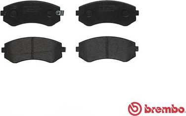 Brembo P 56 039 - Brake Pad Set, disc brake autospares.lv