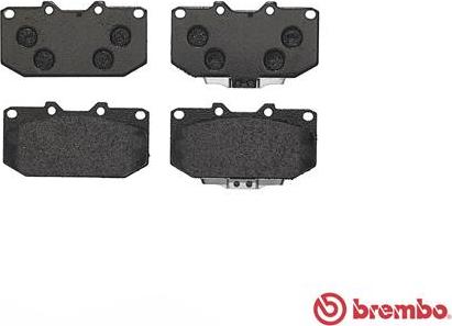 Brembo P 56 025 - Brake Pad Set, disc brake autospares.lv