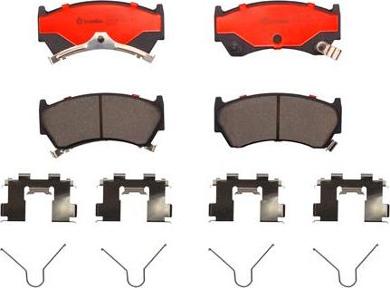 Brembo P56026N - Brake Pad Set, disc brake autospares.lv