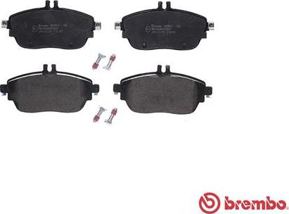 Brembo P 50 093 - Brake Pad Set, disc brake autospares.lv