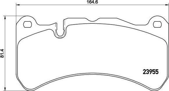 Brembo P 50 092 - Brake Pad Set, disc brake autospares.lv