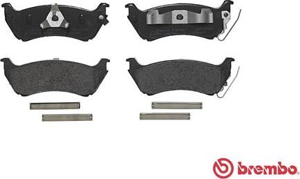 Brembo P 50 040 - Brake Pad Set, disc brake autospares.lv