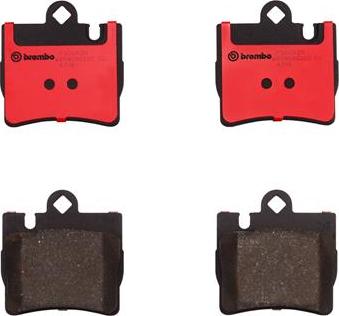 Brembo P50042N - Brake Pad Set, disc brake autospares.lv