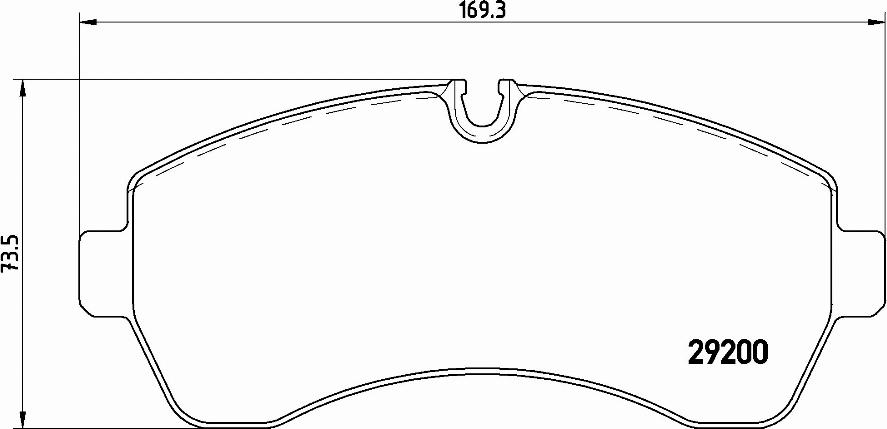 Brembo P 50 059G - Brake Pad Set, disc brake autospares.lv