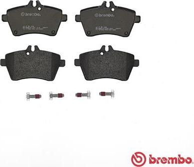 Brembo P 50 056 - Brake Pad Set, disc brake autospares.lv