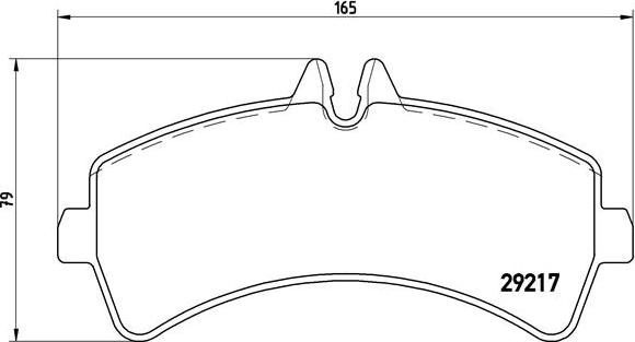 Brembo P 50 060 - Brake Pad Set, disc brake autospares.lv