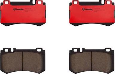 Brembo P50061N - Brake Pad Set, disc brake autospares.lv