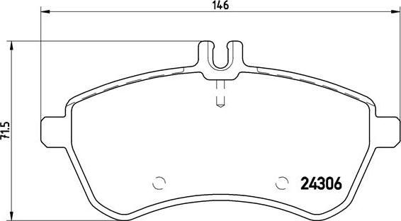 Brembo P 50 067X - Brake Pad Set, disc brake autospares.lv