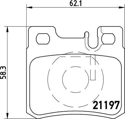 Brembo P 50 009 - Brake Pad Set, disc brake autospares.lv