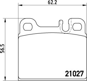 Brembo P 50 005 - Brake Pad Set, disc brake autospares.lv