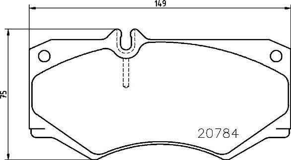 Brembo P 50 003 - Brake Pad Set, disc brake autospares.lv