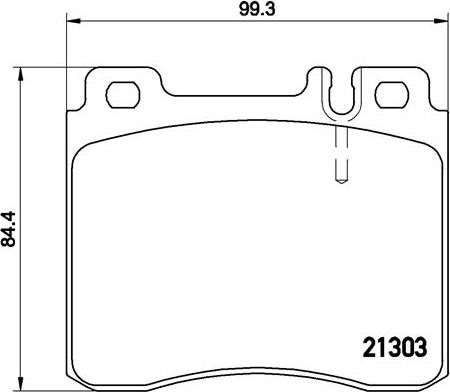 Brembo P 50 018 - Brake Pad Set, disc brake autospares.lv