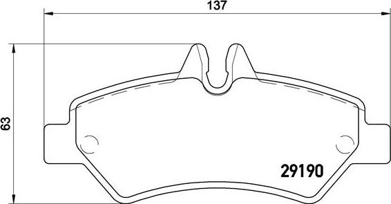 Brembo P 50 084 - Brake Pad Set, disc brake autospares.lv