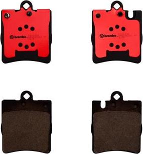 Brembo P50033N - Brake Pad Set, disc brake autospares.lv