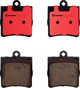 Brembo P50025N - Brake Pad Set, disc brake autospares.lv