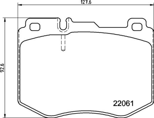 Brembo P 50 145 - Brake Pad Set, disc brake autospares.lv