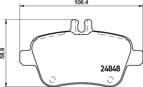 Brembo P 50 140 - Brake Pad Set, disc brake autospares.lv