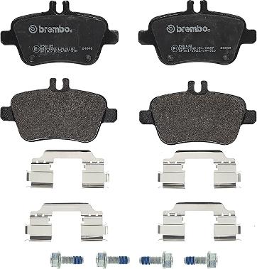 Brembo P 50 135 - Brake Pad Set, disc brake autospares.lv