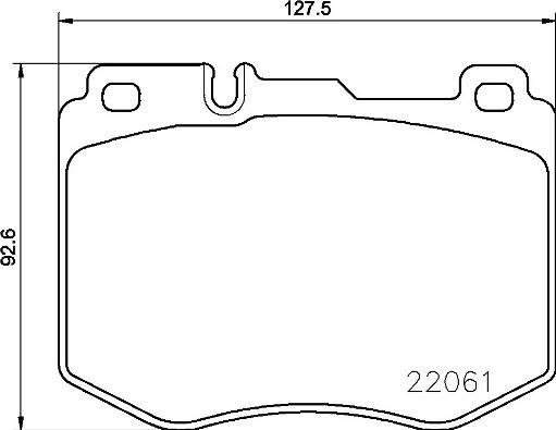 Brembo P 50 120 - Brake Pad Set, disc brake autospares.lv