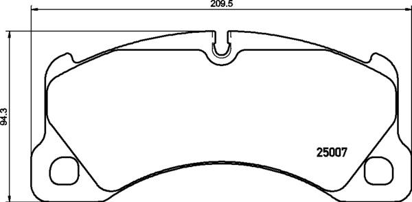 Brembo P 65 053 - Brake Pad Set, disc brake autospares.lv