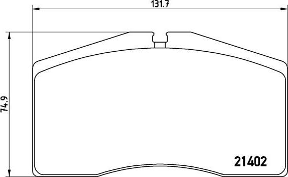 Brembo P 65 006 - Brake Pad Set, disc brake autospares.lv