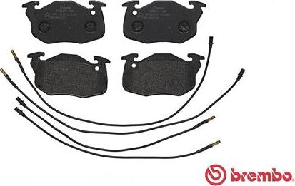 Brembo P 61 099 - Brake Pad Set, disc brake autospares.lv