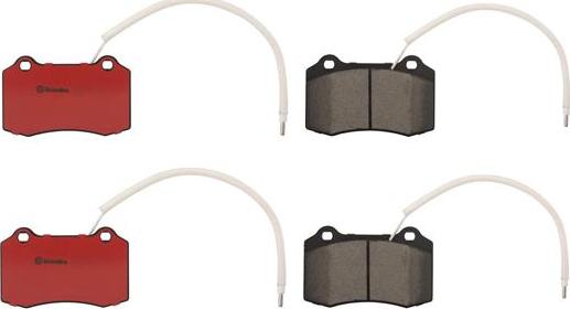 Brembo P61064N - Brake Pad Set, disc brake autospares.lv