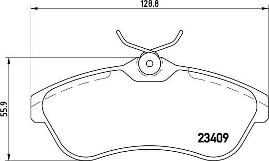 Brembo P 61 075X - Brake Pad Set, disc brake autospares.lv