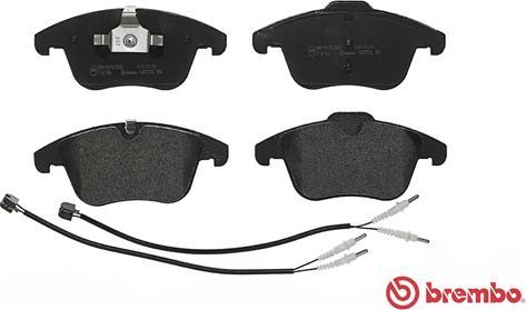 Brembo P 61 106 - Brake Pad Set, disc brake autospares.lv