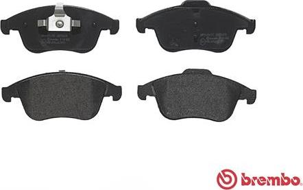 Brembo P 68 052 - Brake Pad Set, disc brake autospares.lv