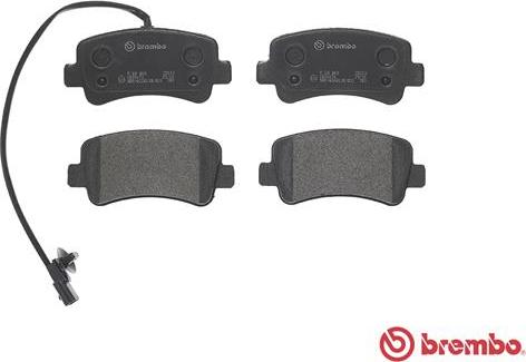 Brembo P 68 063 - Brake Pad Set, disc brake autospares.lv