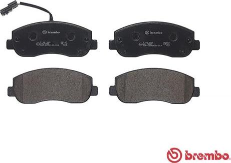 Brembo P 68 062 - Brake Pad Set, disc brake autospares.lv