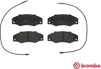 Brembo P 68 016 - Brake Pad Set, disc brake autospares.lv