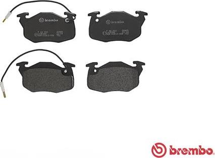 Brembo P 68 010 - Brake Pad Set, disc brake autospares.lv