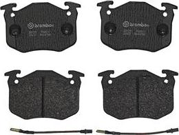 Brembo P 68 011 - Brake Pad Set, disc brake autospares.lv