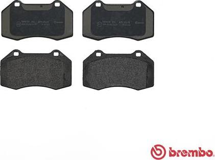 Brembo P 68 036 - Brake Pad Set, disc brake autospares.lv