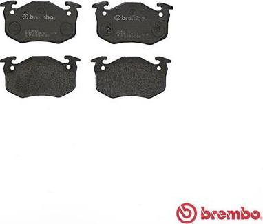 Brembo P 68 020 - Brake Pad Set, disc brake autospares.lv