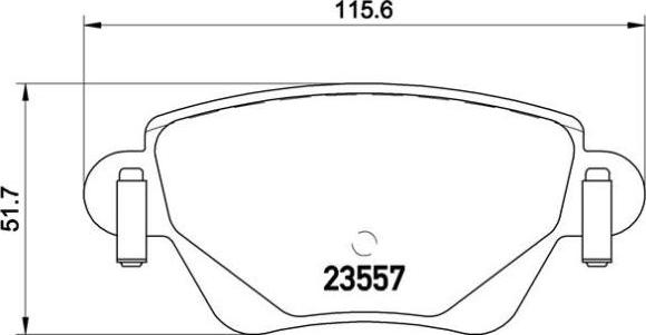 Brembo P 68 028 - Brake Pad Set, disc brake autospares.lv