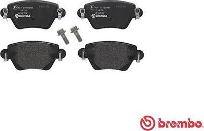 Brembo P 68 028 - Brake Pad Set, disc brake autospares.lv