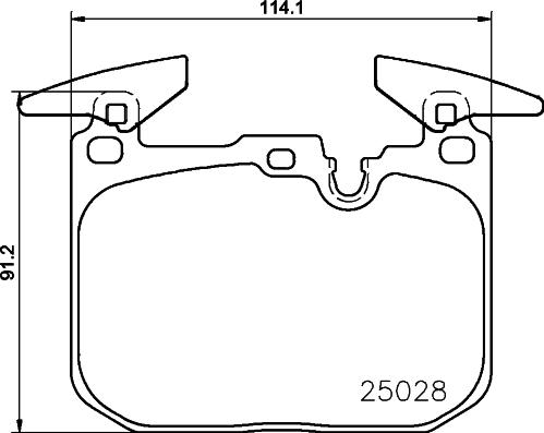 Brembo P 06 096 - Brake Pad Set, disc brake autospares.lv